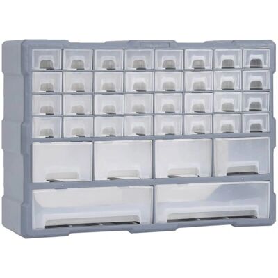 HelloShop26 - 40-Drawer Organizer - Gris - Organizador de cajones HelloShop26 - 40-Drawer Organizer - Gris - Organizador de cajones