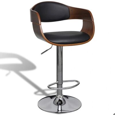 HELLOSHOP26 Sgabello Regolabile - Legno Curvato e Pelle Sintetica - Moderno e Senza Tempo HELLOSHOP26 Sgabello Regolabile - Legno Curvato e Pelle Sintetica - Moderno e Senza Tempo