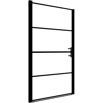 Helloshop26 - 81x195 - Telaio nero - Shower door Helloshop26 - 81x195 - Telaio nero - Shower door