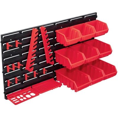 HelloShop26 - 34-Piece Storage Kit - Rosso - Plastica - Storage Kit HelloShop26 - 34-Piece Storage Kit - Rosso - Plastica - Storage Kit