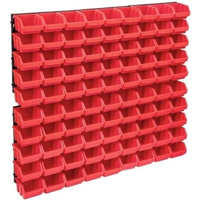 HelloShop26 - 96-Panel - Rojo - Negro - Storage Kit HelloShop26 - 96-Panel - Rojo - Negro - Storage Kit
