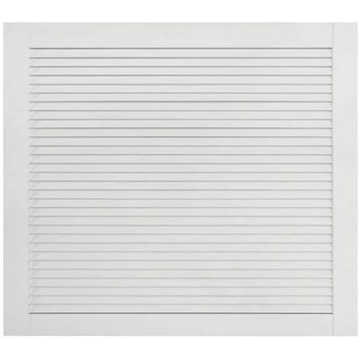 HELLOSHOP26 - Louver Pine Cabinet Door - Blanco - Puerta HELLOSHOP26 - Louver Pine Cabinet Door - Blanco - Puerta