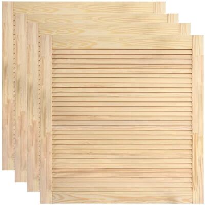 HELLOSHOP26 - Louver doors 4-piece - Pino - Juego de puertas HELLOSHOP26 - Louver doors 4-piece - Pino - Juego de puertas