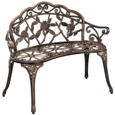 Helloshop26 - 03_0001008 - Bronce - Hierro fundido - Garden Bench Helloshop26 - 03_0001008 - Bronce - Hierro fundido - Garden Bench