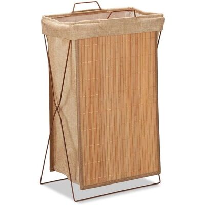 HelloShop26 - Cesto lavanderia bambù - 40L - 61cm - Cesto per bucato HelloShop26 - Cesto lavanderia bambù - 40L - 61cm - Cesto per bucato