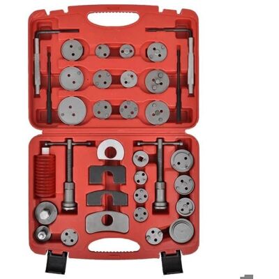 HelloShop26 - Piston Push Kit 35pc - Acciaio al carbonio - 22 viti - Kit pistoni freno HelloShop26 - Piston Push Kit 35pc - Acciaio al carbonio - 22 viti - Kit pistoni freno