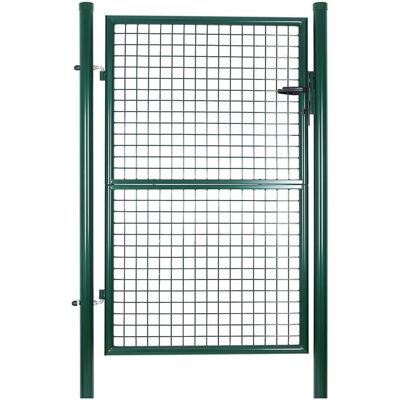 Helloshop26 - 106x150 cm puerta de hierro galvanizado - Gris - 106x150 cm - Puerta de cerca Helloshop26 - 106x150 cm puerta de hierro galvanizado - Gris - 106x150 cm - Puerta de cerca