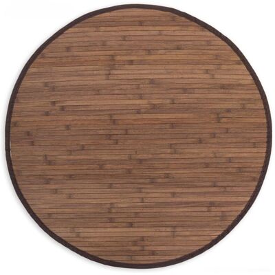 Décoshop26 - TAP06097 - Marrón oscuro - Ø200 cm - Alfombra Décoshop26 - TAP06097 - Marrón oscuro - Ø200 cm - Alfombra