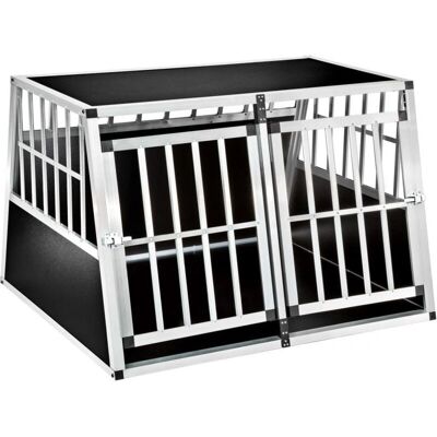 Gabbia di trasporto doppia inclinata per cani - 104x90.5x69cm Gabbia di trasporto doppia inclinata per cani - 104x90.5x69cm