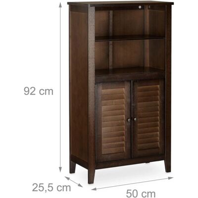 HELLOSHOP26 - 92 cm Bamboo - Marrone - Armadio bagno HELLOSHOP26 - 92 cm Bamboo - Marrone - Armadio bagno