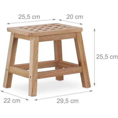 Helloshop26 - Walnut - Madera de nogal - Natural - Reposapiés Helloshop26 - Walnut - Madera de nogal - Natural - Reposapiés