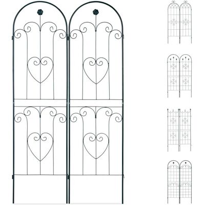 Set di graticci da giardino Helloshop26 - Supporto decorativo in ferro Set di graticci da giardino Helloshop26 - Supporto decorativo in ferro