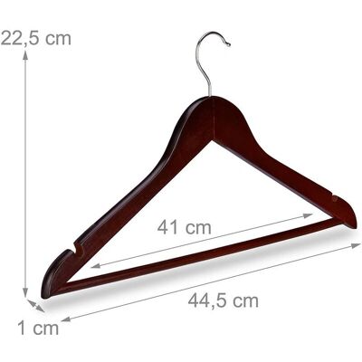 HELLOSHOP26 - Wooden - Marrón - Madera - Perchas HELLOSHOP26 - Wooden - Marrón - Madera - Perchas