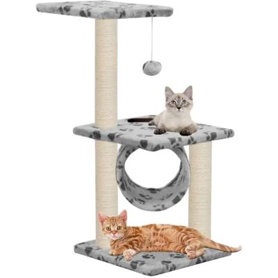 Helloshop26 Albero per Gatti con Nicchia, Gioco, Sisal, 65cm Helloshop26 Albero per Gatti con Nicchia, Gioco, Sisal, 65cm
