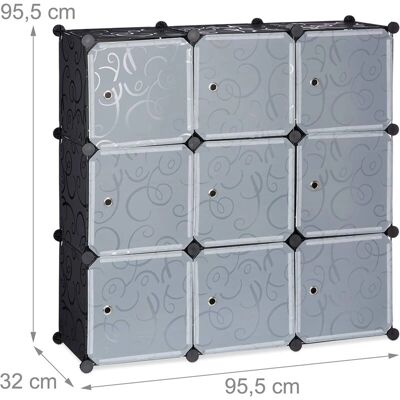 HELLOSHOP26 armario modular de 9 compartimentos - Almacenamiento HELLOSHOP26 armario modular de 9 compartimentos - Almacenamiento