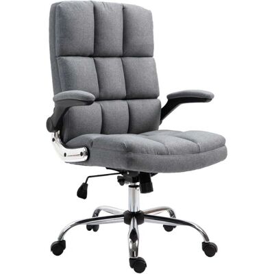 Décoshop26 - 040001874 - Tela gris Silla de oficina Décoshop26 - 040001874 - Tela gris Silla de oficina