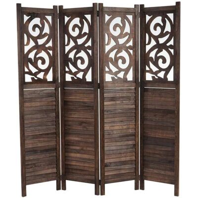DÉCOSHOP26 - PAR04033 - Brown - Room divider DÉCOSHOP26 - PAR04033 - Brown - Room divider