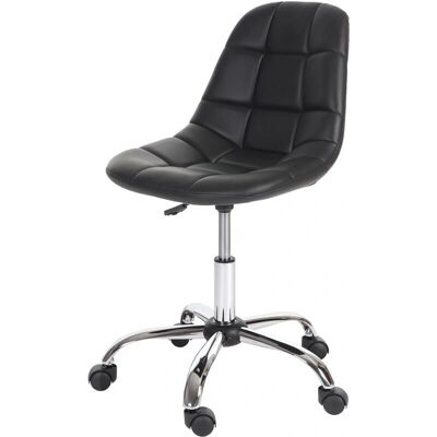 Décoshop26 Chaise de Bureau Noire - Pivotante & Réglable en Hauteur - Publicité Décoshop26 Chaise de Bureau Noire - Pivotante & Réglable en Hauteur - Publicité