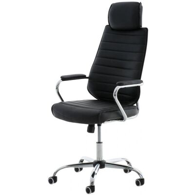DECOSHOP26 - BUR10001 - Nero - 5 ruote - Sedia da ufficio DECOSHOP26 - BUR10001 - Nero - 5 ruote - Sedia da ufficio