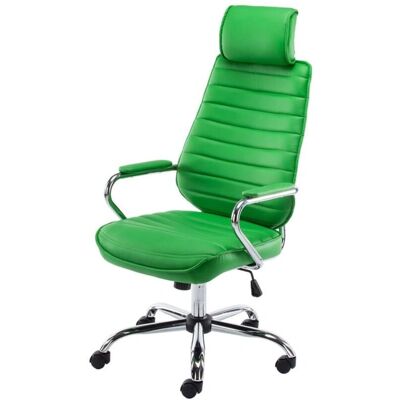 Décoshop26 - BUR10007 - verde - silla de oficina Décoshop26 - BUR10007 - verde - silla de oficina
