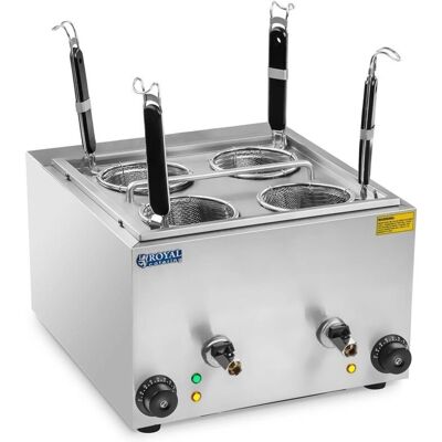 HELLOSHOP26 Cocedor de pasta - Acero inoxidable 4 cestos 3000W HELLOSHOP26 Cocedor de pasta - Acero inoxidable 4 cestos 3000W
