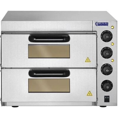 HelloShop26 - Horno pizza - 2 cámaras - 3000W - Pizza Oven HelloShop26 - Horno pizza - 2 cámaras - 3000W - Pizza Oven