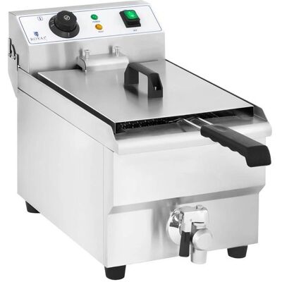 HELLOSHOP26 - Freidora eléctrica profesional 10L - Acero inoxidable HELLOSHOP26 - Freidora eléctrica profesional 10L - Acero inoxidable