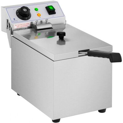 HELLOSHOP26 Freidora eléctrica 8L - Profesional Acero inoxidable HELLOSHOP26 Freidora eléctrica 8L - Profesional Acero inoxidable
