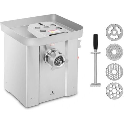 HELLOSHOP26 - Picadora de carne - 800 kg/h - Acero inoxidable, reversa, 1500W HELLOSHOP26 - Picadora de carne - 800 kg/h - Acero inoxidable, reversa, 1500W