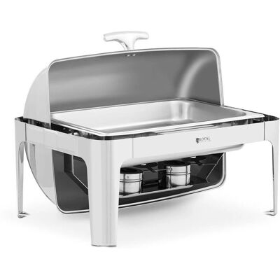 HELLOSHOP26 Rechaud de acero inoxidable - 8,5L, 2 quemadores HELLOSHOP26 Rechaud de acero inoxidable - 8,5L, 2 quemadores