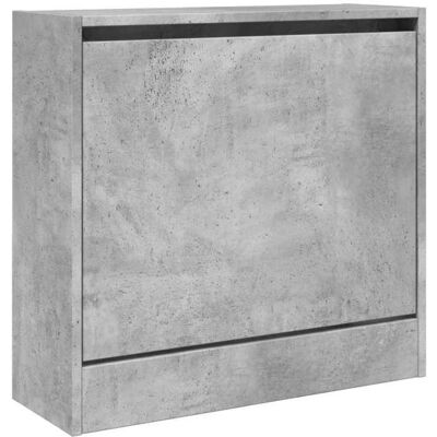 Helloshop26 - Zapatero 60x21x57 cm - Gris hormigón Helloshop26 - Zapatero 60x21x57 cm - Gris hormigón