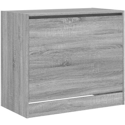 HelloShop26 - Sonoma 80x42x69 - Gris - Zapatero HelloShop26 - Sonoma 80x42x69 - Gris - Zapatero