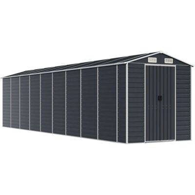 Helloshop26 - Garden Shed - Acero galvanizado - Casa de almacenamiento Helloshop26 - Garden Shed - Acero galvanizado - Casa de almacenamiento