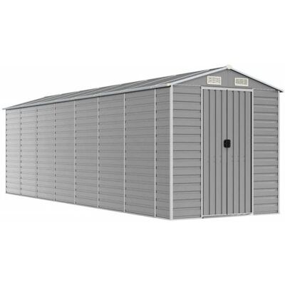 HelloShop26 - Estilo cabaña - Gris claro - Caseta de jardín HelloShop26 - Estilo cabaña - Gris claro - Caseta de jardín