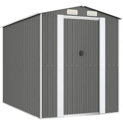 Helloshop26 - Caseta de jardín - Galvanized steel - Outdoor storage - Garden shed - Publicité Helloshop26 - Caseta de jardín - Galvanized steel - Outdoor storage - Garden shed - Publicité