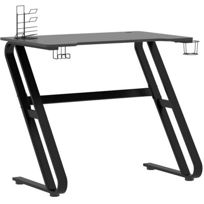 HELLOSHOP26 - ZZ Escritorio - Negro - 90x60x75 cm - Escritorio HELLOSHOP26 - ZZ Escritorio - Negro - 90x60x75 cm - Escritorio