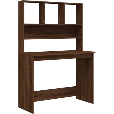 HelloShop26 - Desk-102x45x148 - 102x45x148 cm - Roble - Desk HelloShop26 - Desk-102x45x148 - 102x45x148 cm - Roble - Desk