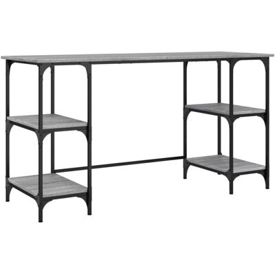 HelloShop26 - Sonoma - sonoma grey - 140x50x75 cm - Escritorio HelloShop26 - Sonoma - sonoma grey - 140x50x75 cm - Escritorio