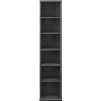 HELLOSHOP26 Étagère CD/DVD Gris Foncé - 6 Compartiments - 90x20x20 cm - Publicité HELLOSHOP26 Étagère CD/DVD Gris Foncé - 6 Compartiments - 90x20x20 cm - Publicité