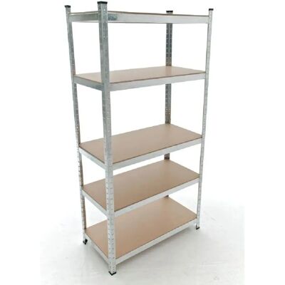 DÉCOSHOP26 - ETA10032 - Gris - 5 levels - Shelving unit DÉCOSHOP26 - ETA10032 - Gris - 5 levels - Shelving unit