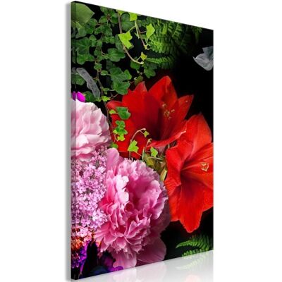 Décoshop26 - Sinfónico floral - 40x60 cm - Canvas wall art Décoshop26 - Sinfónico floral - 40x60 cm - Canvas wall art