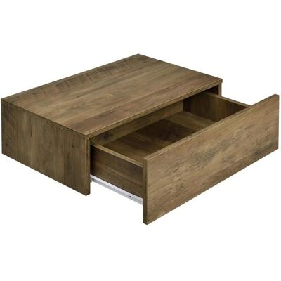 Helloshop26 - Estantería dormitorio 1 cajón - Wall shelf Helloshop26 - Estantería dormitorio 1 cajón - Wall shelf