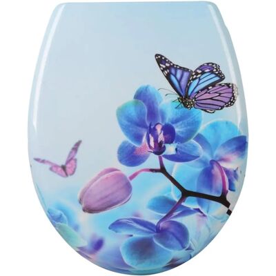 HELLOSHOP26 Siège de toilette violet avec descente automatique - Couvercle WC - Publicité HELLOSHOP26 Siège de toilette violet avec descente automatique - Couvercle WC - Publicité
