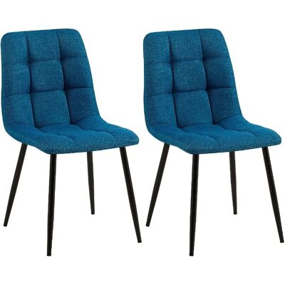 DECOSHOP26 - 100001574 - Siège en tissu bleu - Publicité DECOSHOP26 - 100001574 - Siège en tissu bleu - Publicité