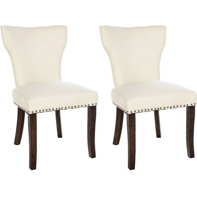 DÉCOSHOP26 - Juego de 2 sillas de comedor DÉCOSHOP26 - Juego de 2 sillas de comedor