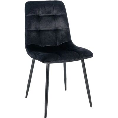 DÉCOSHOP26 - Silla de comedor x1 - noir - Dining chair - Publicité DÉCOSHOP26 - Silla de comedor x1 - noir - Dining chair - Publicité