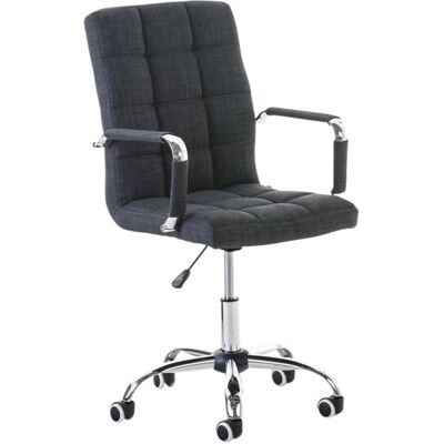 Décoshop26 - 100002483 - Gris - Métal chromé - Chaise de bureau - Publicité Décoshop26 - 100002483 - Gris - Métal chromé - Chaise de bureau - Publicité
