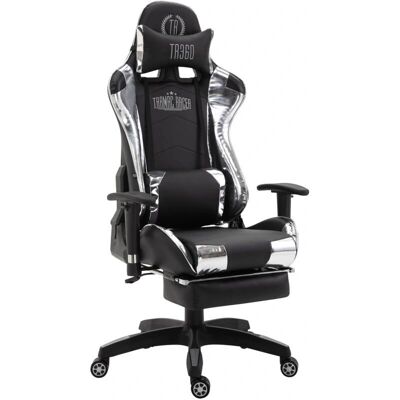 DÉCOSHOP26 - 100002765 - negro/blanco - PU leather - Office chair DÉCOSHOP26 - 100002765 - negro/blanco - PU leather - Office chair