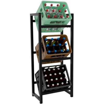 Décoshop26 - 100003152 - 117x47x31 cm - Negro mate metal - Estante Décoshop26 - 100003152 - 117x47x31 cm - Negro mate metal - Estante