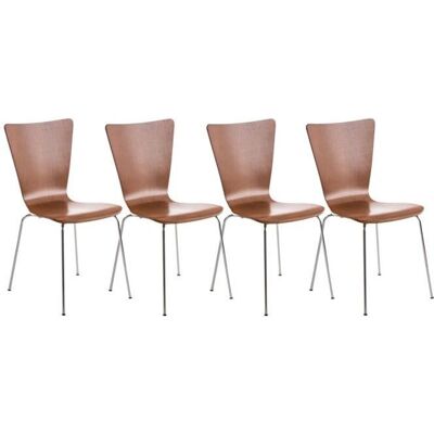DECOSHOP - 100003171 - Bois brun - Ossature métallique - Chaise - Publicité DECOSHOP - 100003171 - Bois brun - Ossature métallique - Chaise - Publicité